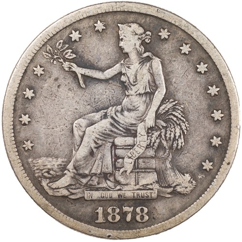 1875-S Trade Silver Dollar BU Uncertified #1112 | eBay