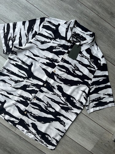 ALL SAINTS ECRU WHITE "TEKISUTO" RELAXED FIT FLORAL S/S SHIRT TOP - M - NEW TAGS - Picture 10 of 10