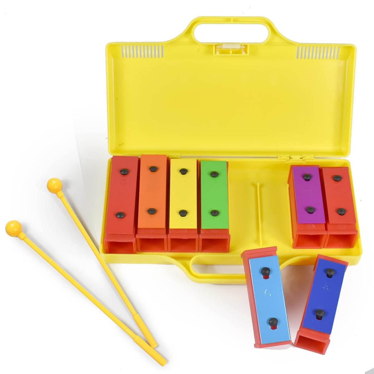 8 Notes Chromatic Xylophone Glockenspiel Resonator Bells with