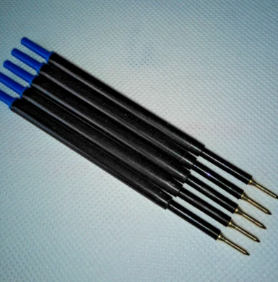 5 Kugelschreiberminen blau Großraum mit Schaft von KOH-I-NOOR Hardtmuth