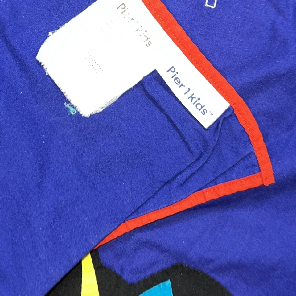 Manta edredón vintage Pier 1 Kids Space Twin patchwork multicolor RARA Foto 2 de 4