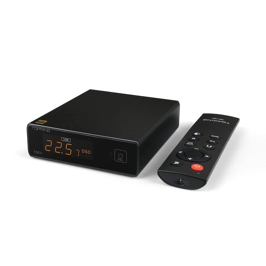 Topping E30II Audio 2x AK4493S DSD512 USB Optical Coaxial DAC PreAmp Remote EX+