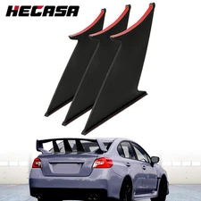 For SUBARU WRX STI 2015-2019 Add On Trunk Spoiler Wing Stabilizer Support 3PCS