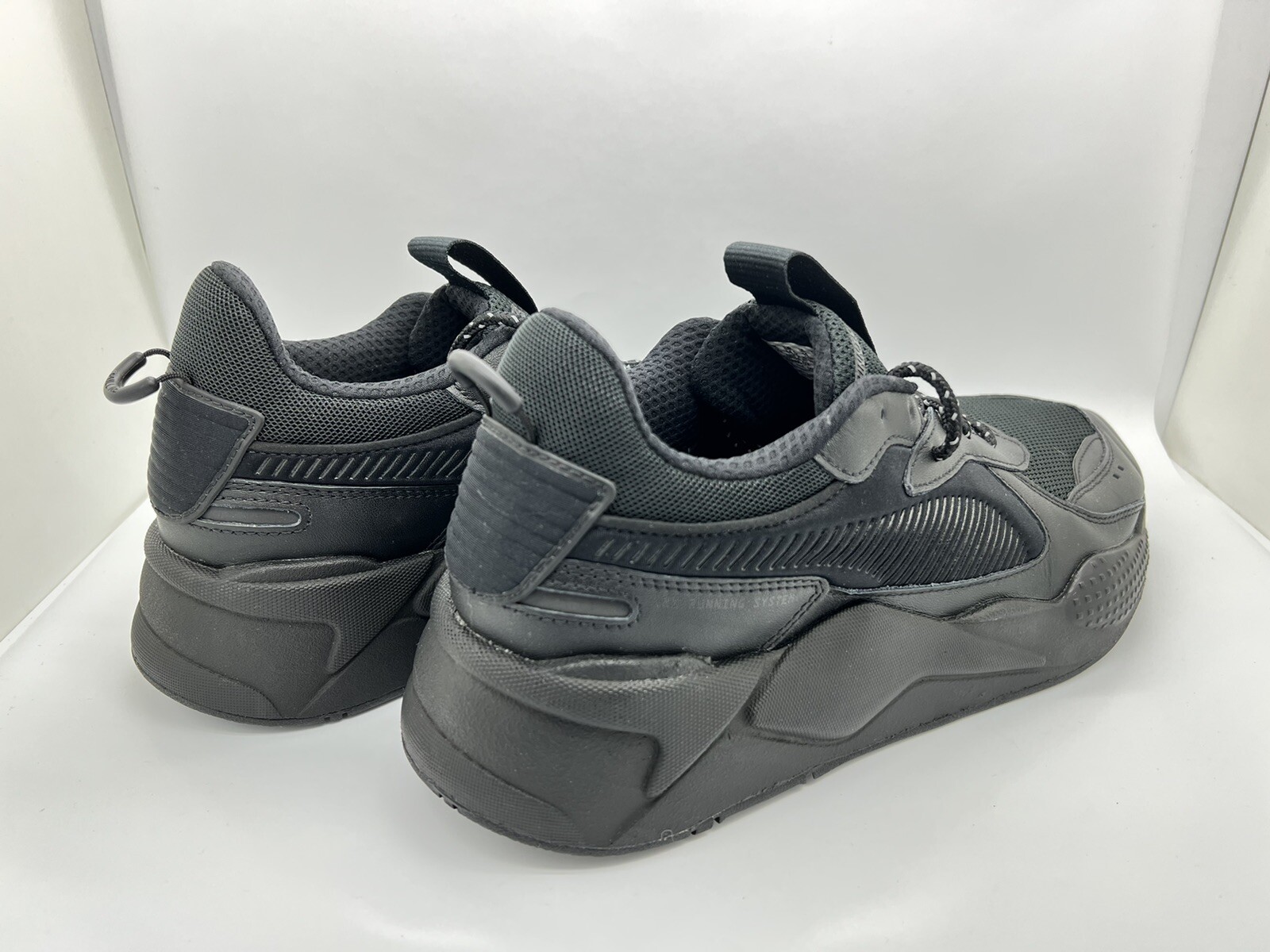 puma rs black shoes
