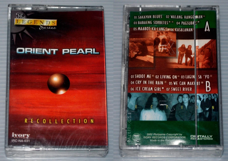 Philippines ORIENT PEARL Recollection SEALED Cassette Tape IVORY Records - Image 3 of 3