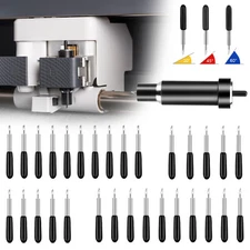 30pcs 30° 45° 60° Fine Point Cutting Blades for Cricut Maker 3/ Explore Air 2/ 3