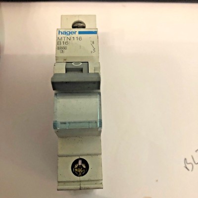 Interruttore Magnetotermico Hager B16 1P 16A Tipo B - Usato In Buone Condizioni MTN116 - Foto 6