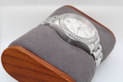 Maurice Lacroix Model# M11057 Steel Diamonds Silver Dial Quartz Watch #18901 - Picture 3 of 6