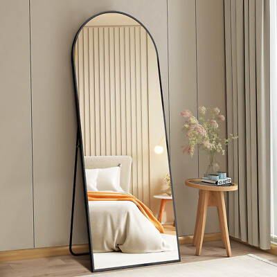 Full Length Mirror Arched Full Body Floor Mirror Standing Hanging Leaning