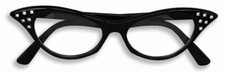 Rhinestone Glasses Cat Eye 50's Sock Hop Halloween Costume Accessory 4 COLORS