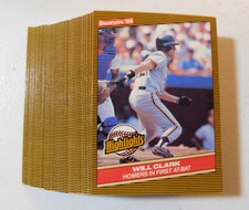 1986 DONRUSS 1986 HIGHLIGHTS BASEBALL YOU PICK YOUR CARD #1-56 (item#E40)