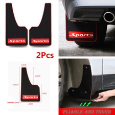 2pcs Universal Car SUV Mud Flaps Mudguards Front Rear Fender Splash Guard Parts#