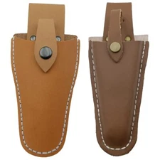 Pruner HolsterGarden Leather Hanging Pouch with Safety Lock for Hanging Pruni...
