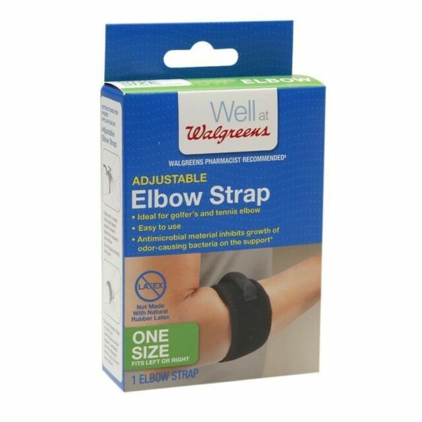 Walgreens Adjustable Elbow Strap One Size Fits Left or Right for sale