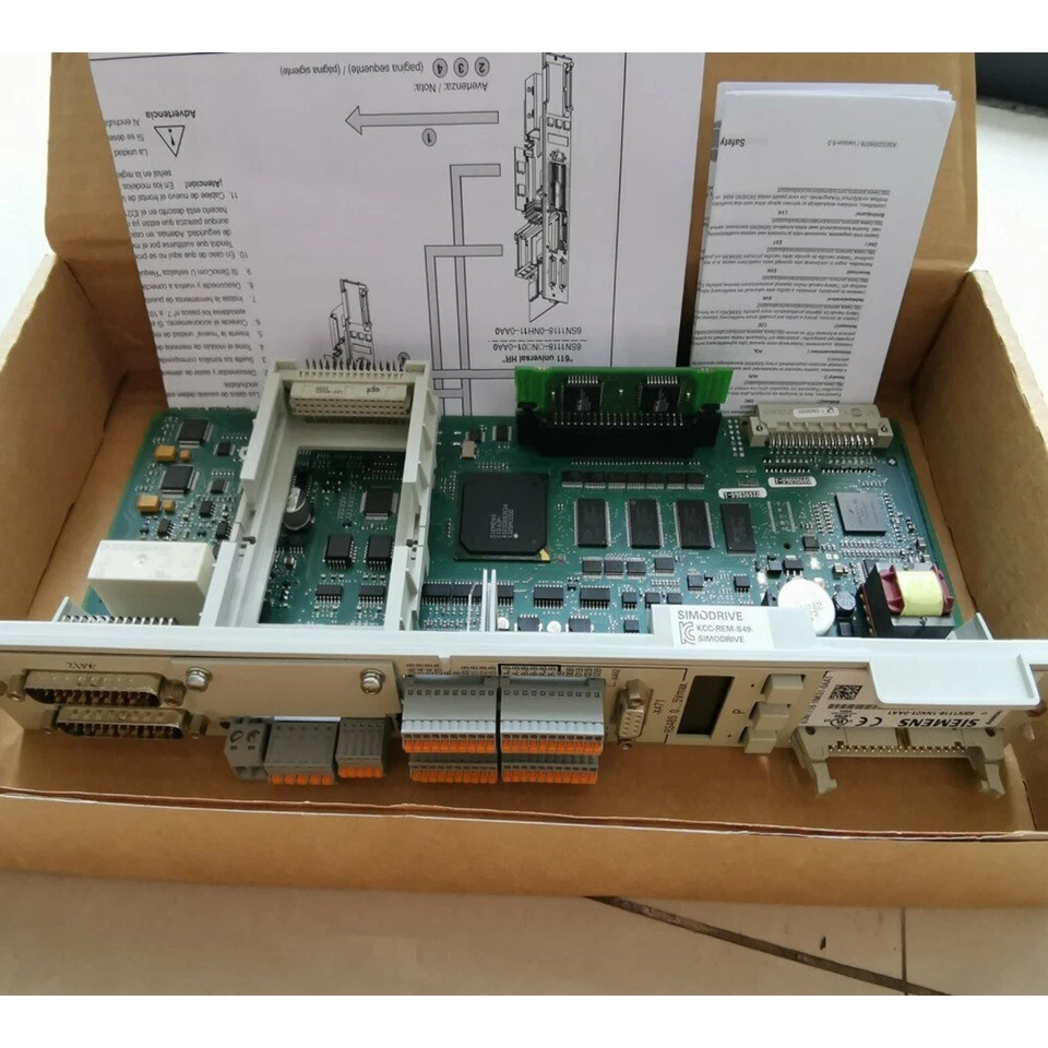 New Siemens 6SN1118-1NK01-0AA1 6SN1 118-1NK01-0AA1 SIMODRIVE 611 U HR 2-AXIS - Image 3 of 4