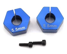 Custom Works 12mm Outlaw 4 Clamping Hex (2) (+5.5mm Offset) (5mm Axle) [CSW7280]