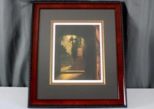 Anne Belov "Arches" 9/350 colored etching, nicely framed print 28" x 24"