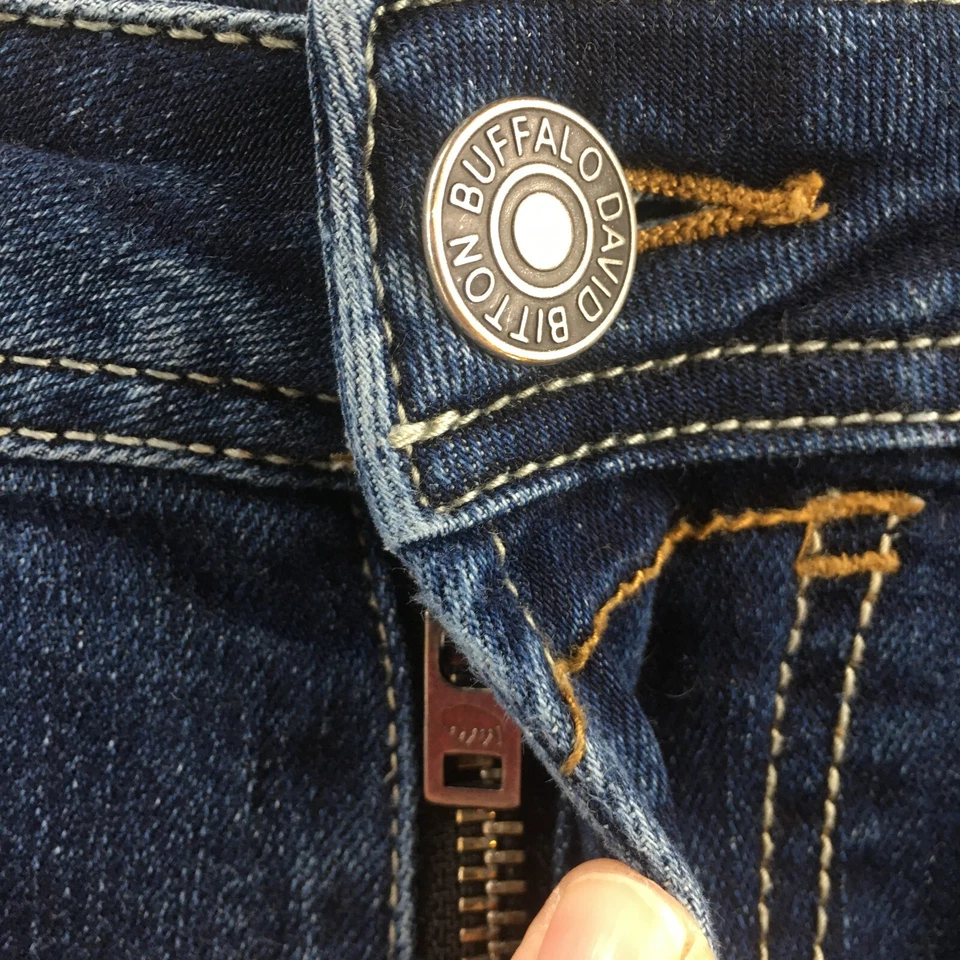 Pantalones de mezclilla azul Buffalo David Bitton Axel pierna recta para hombre 36 (38x30,5 real) Foto 4 de 4