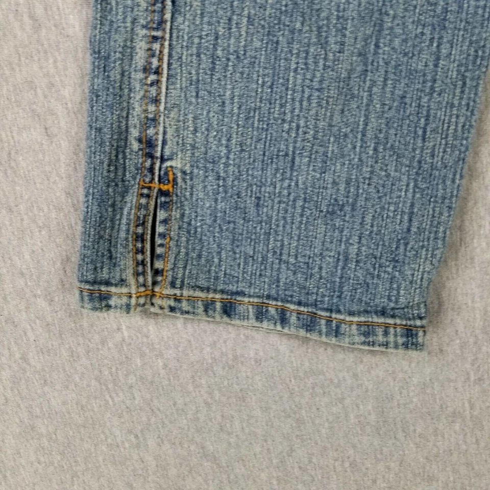 Jeans Vintage Inclinables Talla 1 Cortos Elastizados Desteñidos Retro Lavado Clásico Años 2000 Foto 2 de 4