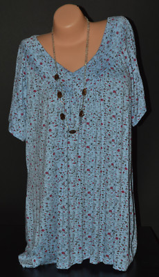 Italy Moda Tunika Shirt Top Bluse Übergröße 44 46 48 50 52 (N°25)
