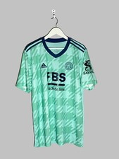 Leicester City Adidas 2021/22 Away Football Shirt Soccer Jersey 