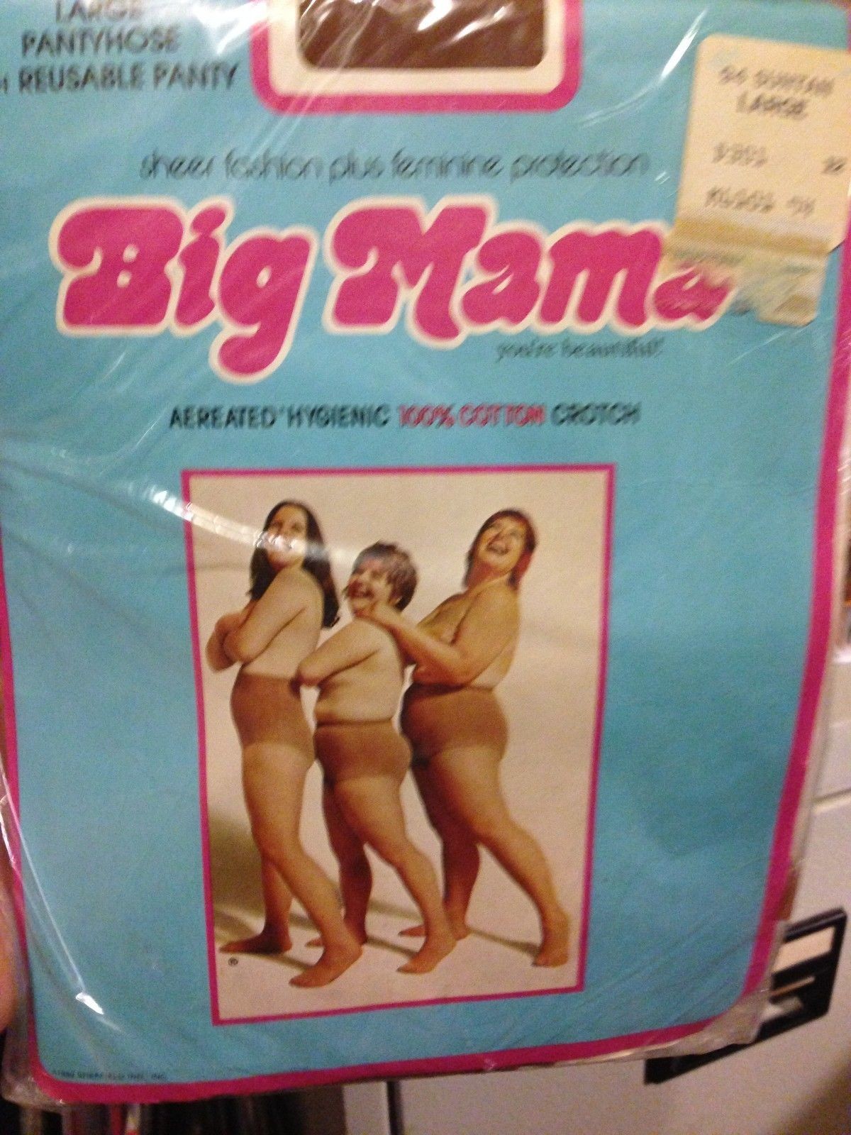 Wow! Vintage Big Mama nude Pantyhose with large models eBay