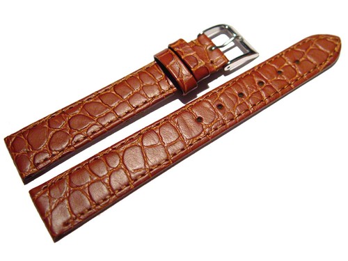 Uhrenarmband aus echtem Leder Safari braun 12mm 14mm 16mm 18mm 20mm 22mm