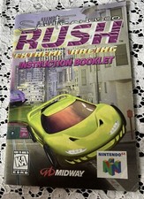 San Francisco Rush Extreme Racing Nintendo 64 Manual Instruction Booklet Only