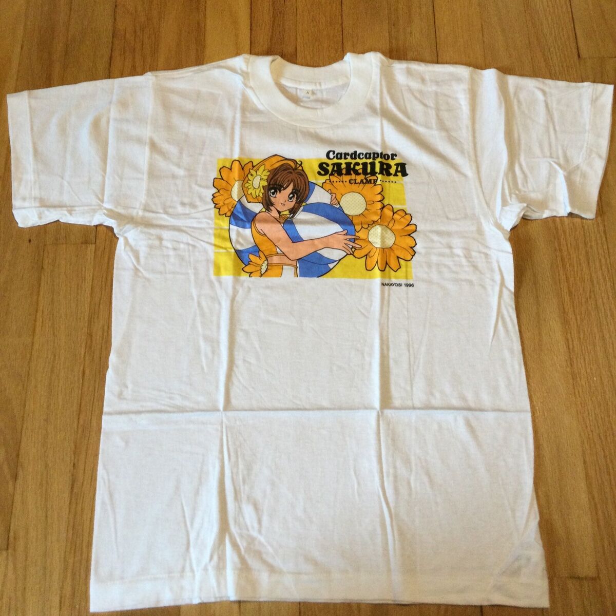 Vintage 1996 Cardcaptor Sakura t shirt S white anime manga Vintage 1996 Cardcaptor Sakura t shirt S white anime manga