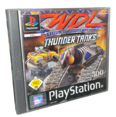 World Destruction League: Thunder Tanks (Sony PlayStation 1, PS1)  