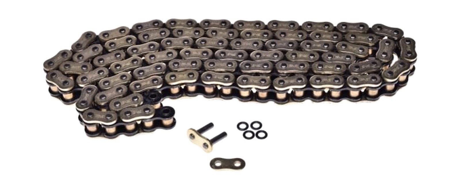 Chaîne transmission 520 X-Ring IRIS 122L Gold finition premium or