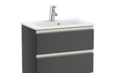 Roca The Gap Unik 2dw 800w Anthracite Wall Hung Vanity Unit