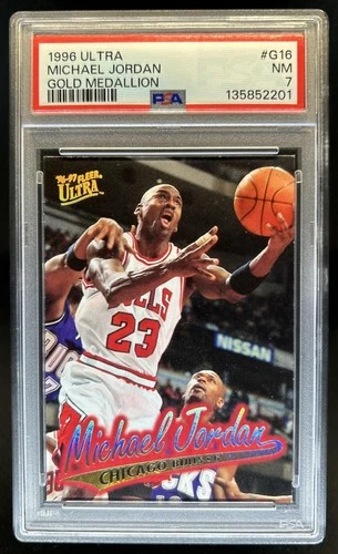 1996 Fleer Jordan PSA 7