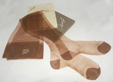 Hanes  415 M Reinforced Sheer - Barely There 9.5 Nylon Stockings - MIB VINTAGE