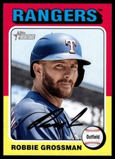 2024 Topps Heritage #142 Robbie Grossman Texas Rangers