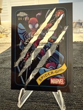 2025 Topps Chrome Marvel Spider-Girl 1st Appearance #143 Black Clawed 06/10