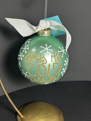 Cotton Colors Baby It s Cold Outside Christmas Ornament By Laura Johnson NIB