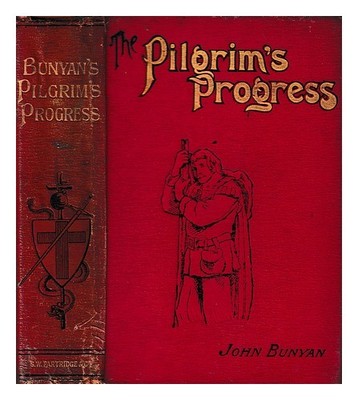 Livre Ancien : Le Progrès Du Pèlerin Par John Bunyan - Édition Enluminée Glasgow - Reliure Rigide