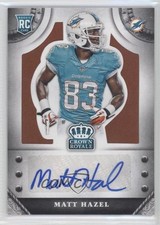 2014 Crown Royale Rookie Signatures Retail Bronze 91/99 Matt Hazel Auto 6x8