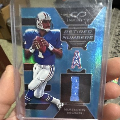 Panini 2016 Infinity Retired Numbers Warren Moon Oilers Jersey Patch #RN-WM