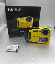 Fujifilm Finepix XP85 16MP Yellow Waterproof Digital Camera For PARTS Only READ