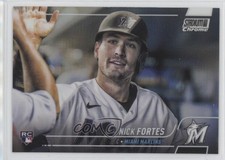 2022 Topps Stadium Club Chrome Refractor Nick Fortes #187 11qz