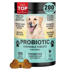 Probiotics for Dogs Gut Digestive Health Probiotic Chews for Dogs Digestive E...