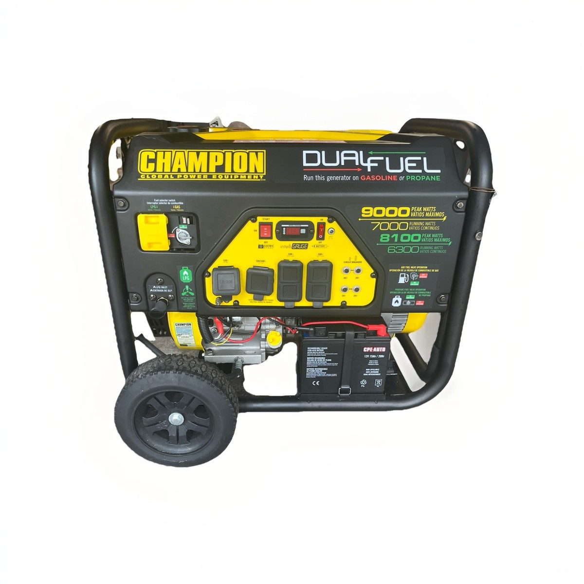 Champion Dual Fuel 9000 Watt Generator | eBay