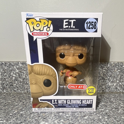 Funko Pop! Vinyl Movies E.T. With Glowing Heart #1258 Glow Target