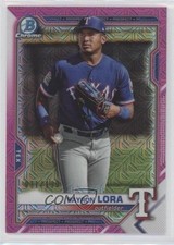 2021 Bowman Chrome Prospects Mega Box Pink Mojo Refractor 31/199 Bayron Lora 0c2