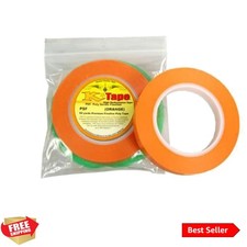 1/2" Fine Line Tape Fineline Masking Tape Polytape Orange 1/2" X 60 Yard Roll