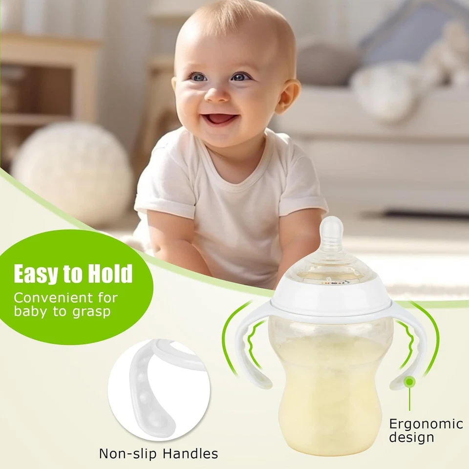 6 Pack Baby Bottle Handles, Tommee Tippee Baby Bottles, Easy Grip Bottle Holder - image 2 of 4