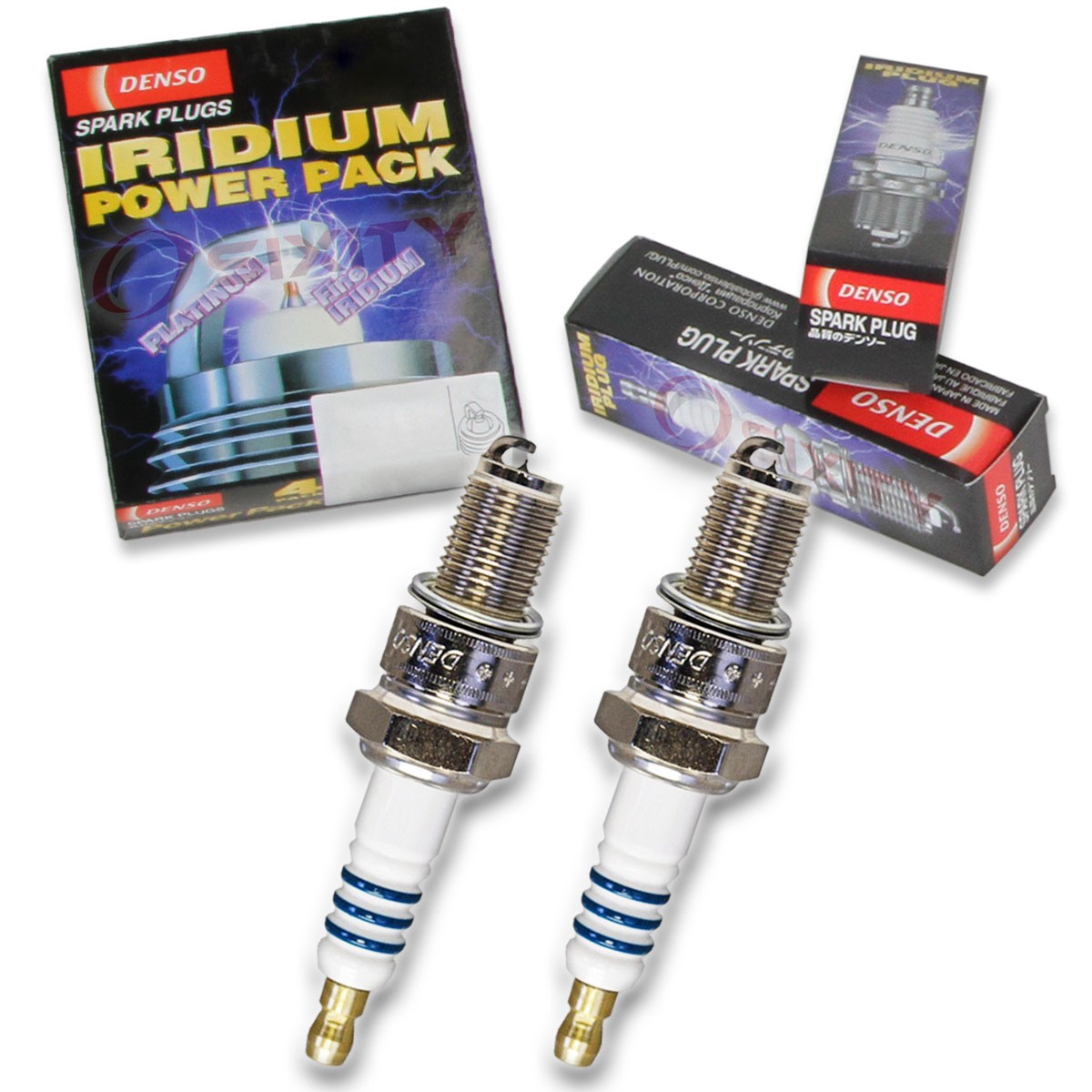 2 pc Denso Iridium Power Spark Plug for Suzuki GS450E 1980-1983 Tune Up Kit uj