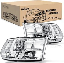 Headlight Assembly 2009 2010 2011 2012 2013 2014 2015 2016 2017 2018 Ram 1500 25
